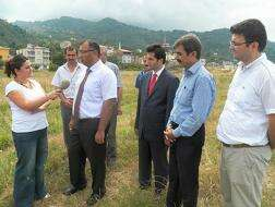 Vali Çiftçi “Fındık ve Çikolata Park Projesi”nin Yapılacağı Alanı inceledi