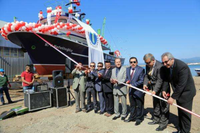 Kefelioğlu Araştırma Gemisi Denize İndirildi