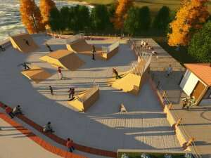 Skate Park için ilk Kazma Vuruldu