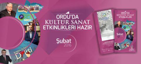 Şubat Ayı Kültür Sanat Takvimi Hazır