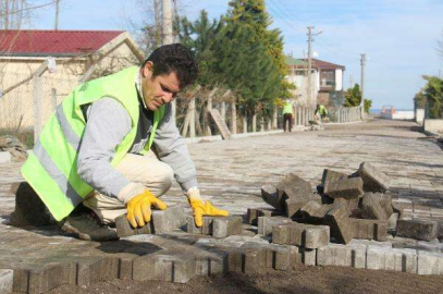 Altınordu’da Parke Yol Çalışması