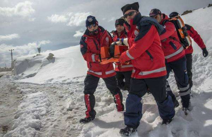 Gerçeği Aratmayan Çığ Tatbikatı Düzenlendi