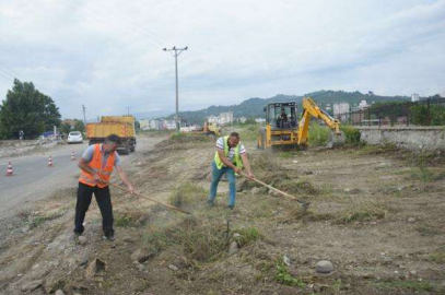 Fatsa OSB’de Yol Çalışması