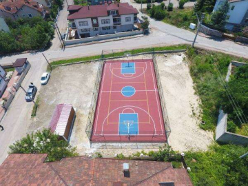 Fatsa Belediyesinin Dolunay Mahallesinde Yaptığı Basket Sahası Hizmete Girdi