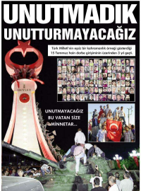 UNUTMADIK UNUTTURMAYACAĞIZ