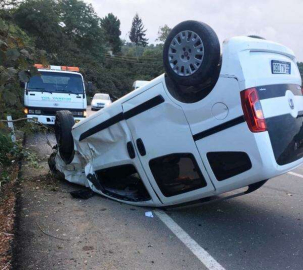 Trafik Kazasında 1 Kişi Yaralandı