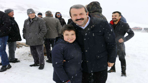 Akkuş'ta Kar Festivali Renkli Görüntülere Sahne Oldu