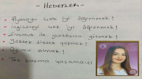Öldürülen Ceren’in Günlük Notları Ortaya Çıktı