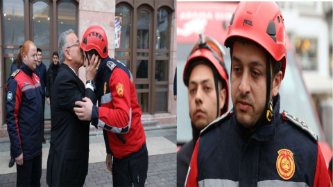 Kahraman İtfaiyeci Minik Yüsra’yı Anlattı