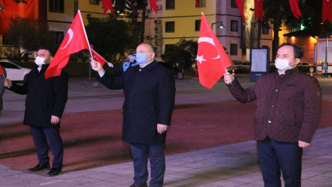 Ünye, Hep Bir Ağızdan İstiklal Marşı’nı Okudu