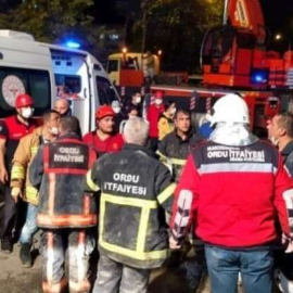 Otel inşaatında Göçük: 1 Ölü, 8 Yaralı