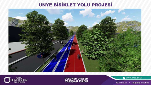 Başkan Güler, Söz Vermişti! ünye’ye Bisiklet ve Yaya Yolu