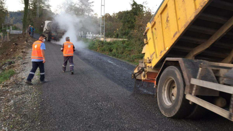 Perşembe’de 15 Günde 6.7 Km Asfalt