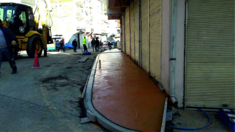 Alankent’e Modern Kaldırım