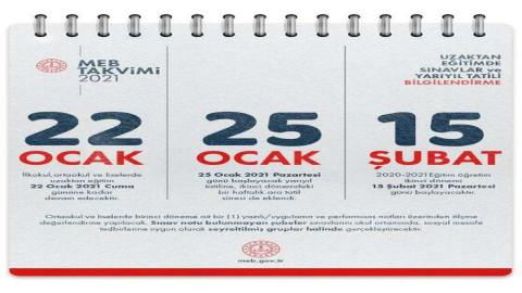 Uzaktan Eğitim 22 Ocak’a  Uzatıldı