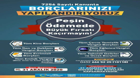 Yapılandırmada Son Gün 31 Aralık 2020