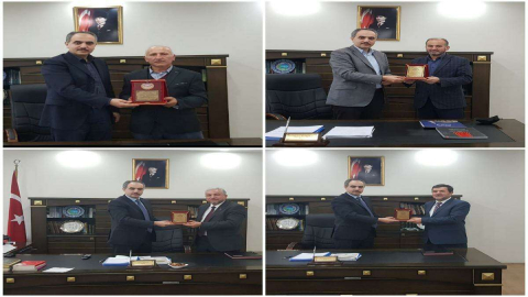 Emekli Olan Hocalara Plaket Takdimi...