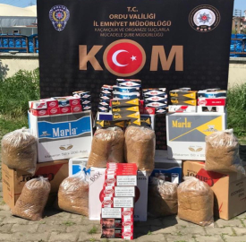 Gölköy'de Kaçak Tütün Operasyonu