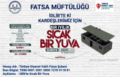 “Bir İyilik, Sıcak Bir Yuva”