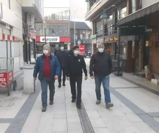 Kaymakam Yaran, Kısıtlamada Denetimlerde Bulundu!