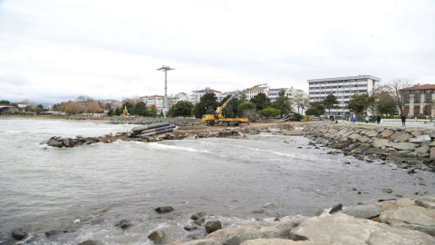 Tarihi İskelede Çalışmalar Devam Ediyor