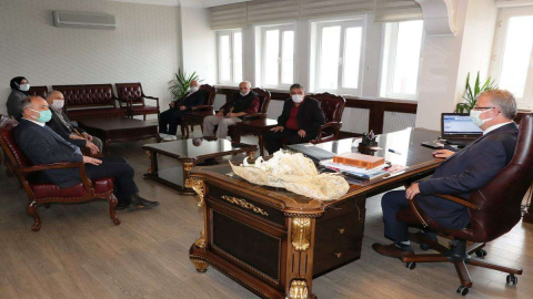 Huzur Evi Sakinleri Kaymakamı Ziyaret Etti