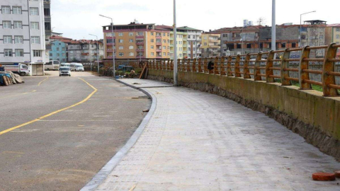 Ünye’ye Modern Kaldırımlar