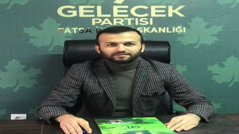Gelecek Partisi Fatsa İlçe Başkanı Hakan Ertürkmen: “Takdir Yüce Türk Milletinindir”
