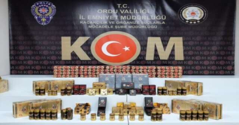 Ordu’da Kaçakçılık ve Organize Suçlara Ağır Darbe Vuruldu