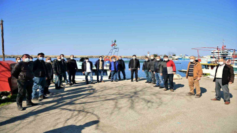 Başkan Tören Balıkçılarla Bir Araya Geldi