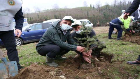 160 Fidan Toprakla Buluştu