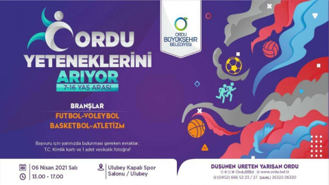 Büyükşehir, Ordu’nun Yeteneklerini Arıyor
