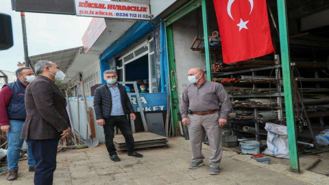 Vali Sonel, Ordu Küçük Sanayi Sitesi Esnaflarını Ziyaret Etti