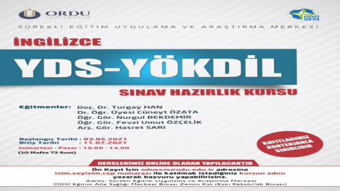 ODÜ’den YDS ve YÖKDİL Kursu