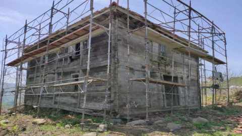 Tarihi Cami Restore Ediliyor