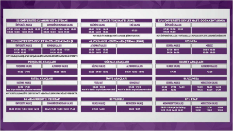 Tam Kapanmada Toplu Taşıma Saatleri Yeniden Düzenlendi