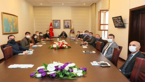 Kaymakamlar, İl Güvenlik ve Asayiş Koordinasyon Toplantısı Yapıldı