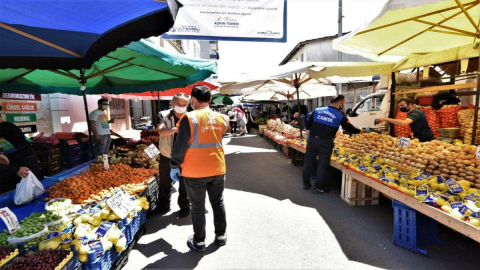 Pazarlar Kapanma Döneminde İkinci Defa Kuruldu