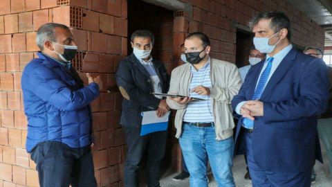 Yeni Valilik Binası İnşaatında İncelemelerde Bulundu