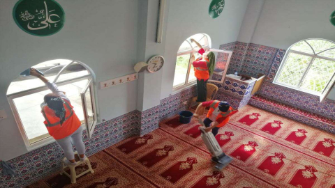 İbadethanelerde Bayram Temizliği
