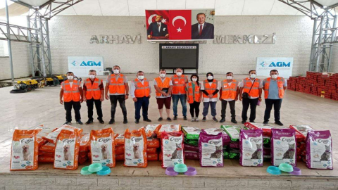 Atık Malzemeler Kedi Evi ve Köpek Kulübelerine Dönüştürüldü