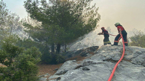 Ordu İtfaiyesi Yangınlarda Canla Başla Çalışıyor