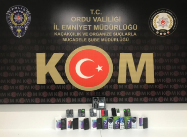 Ordu’da Kaçak EMTİA Operasyonu