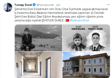 Şehit Eren Bülbül Anaokulu Yeni Öğretim Yılına Yetişecek