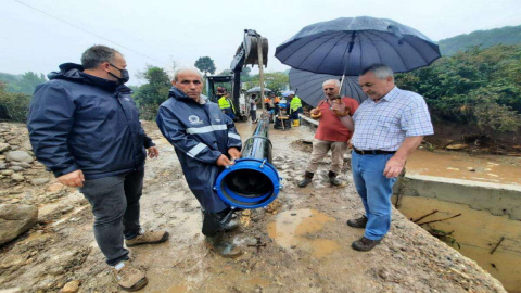 İçme Suyu Hatlarında Yoğun Çalışma