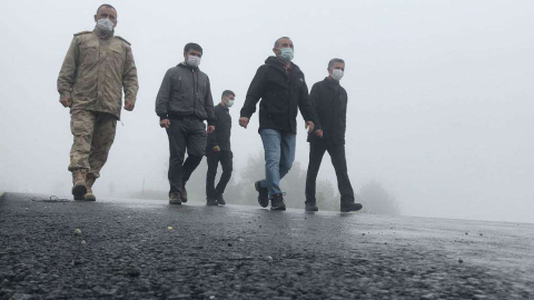 Vali Sonel, Kabadüz-Çambaşı Yolunda İncelemede Bulundu