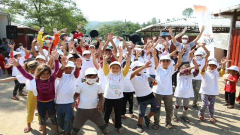 METİP Alanındaki Çocuklara Etkinlik
