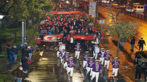 98. Yıl Cumhuriyet Yürüyüşü Yapıldı