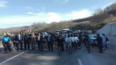 Kumru’da Bisiklet Yarışına Yoğun İlgi