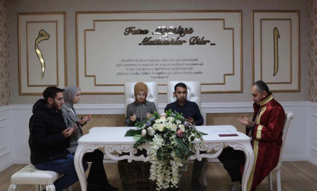 “2022 Yılının İlk Nikahı Kıyıldı”